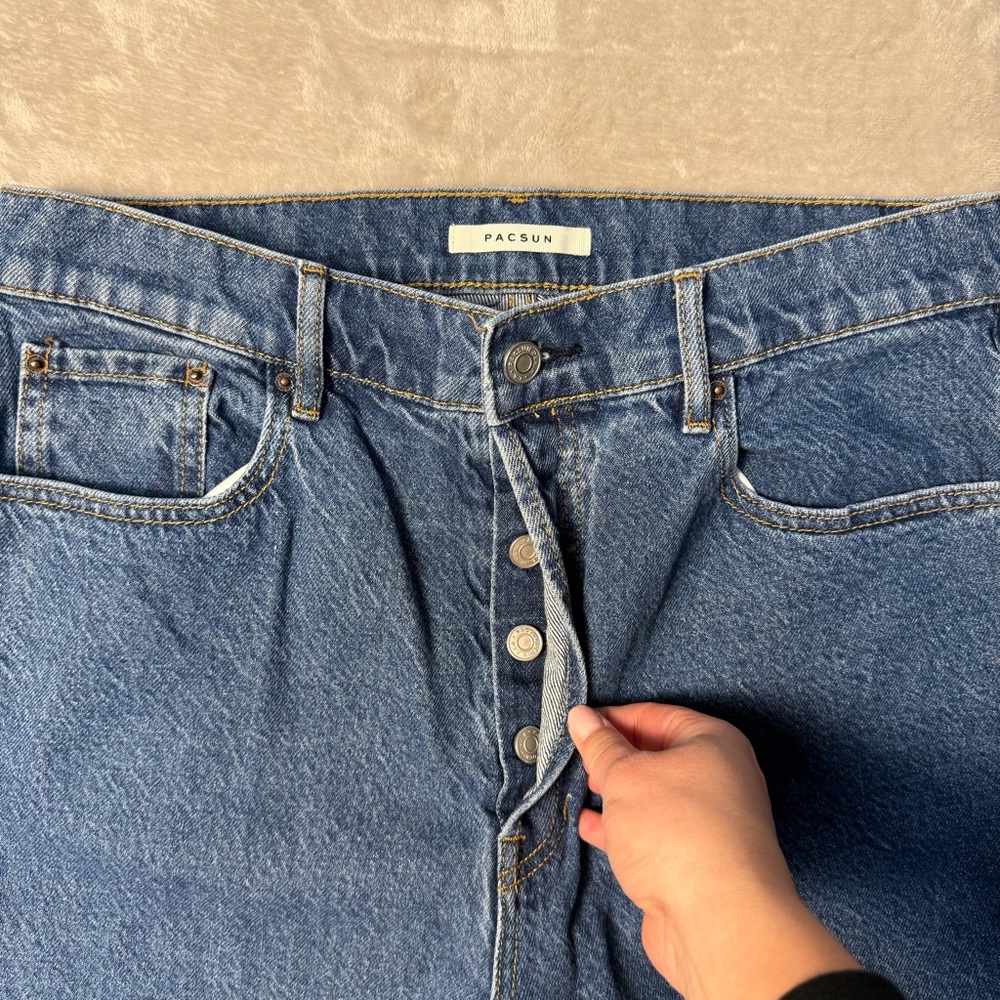 PacSun Ultra High Rise Vintage Style Slim Jeans Size 30 - Picture 3 of 9